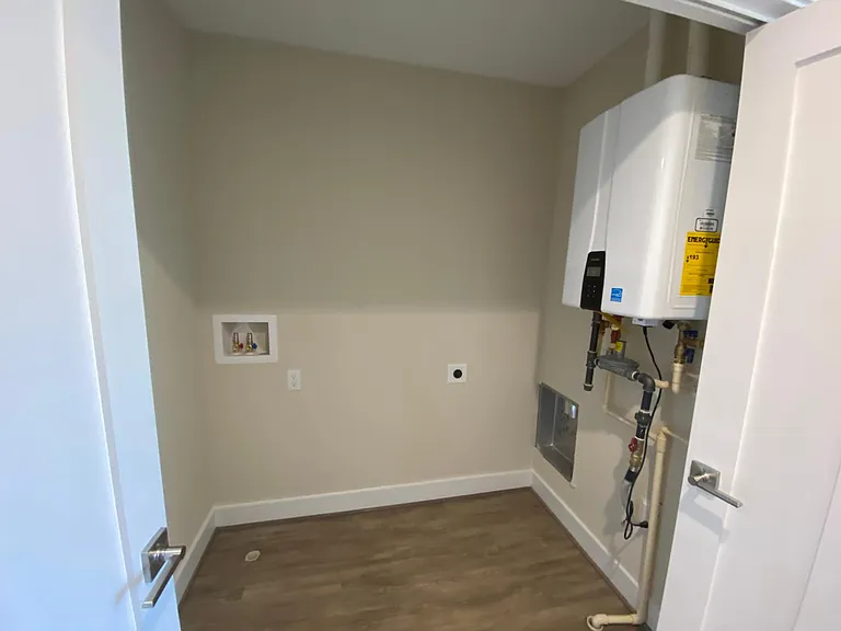 Laundry area on bedroom level