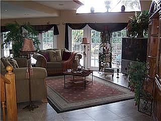Family Room - French Doors leading to Pool / Patio Area