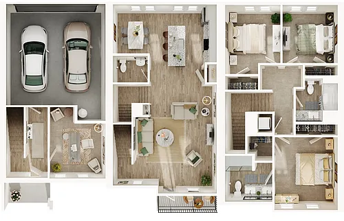 Floor plan TH-1.1