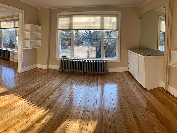 Dininf room off of kitchen with Built in cabinets and LOTS of morning sunlight.