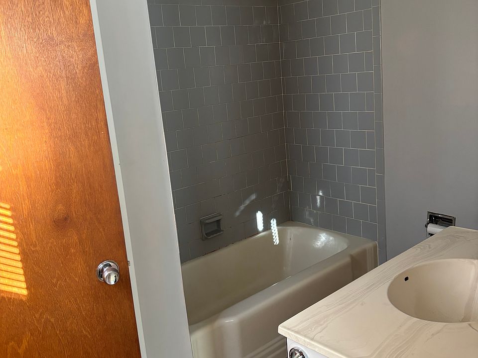 Bathroom, sink and mirror