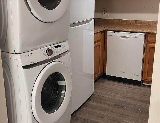 Washer and dryer in unit