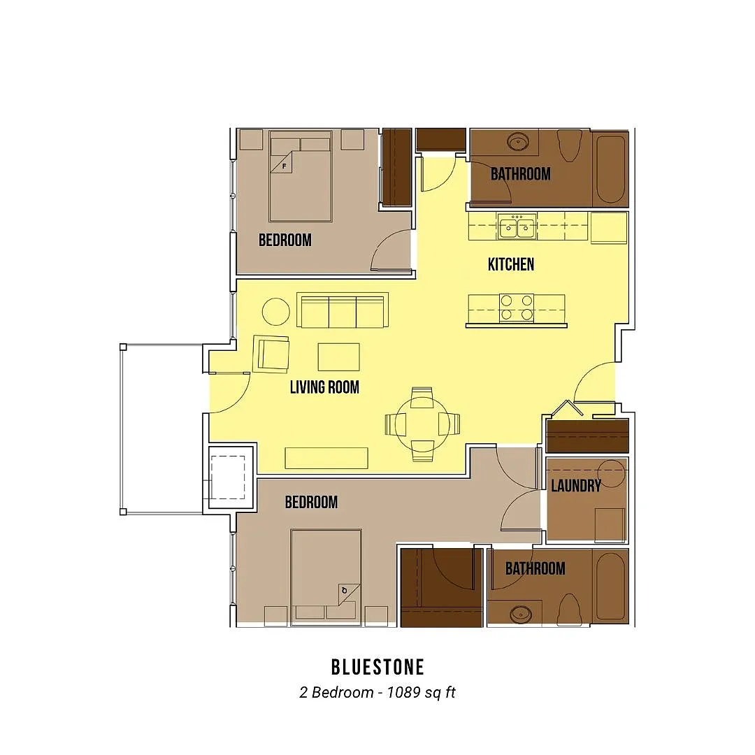 Floor plan Bluestone