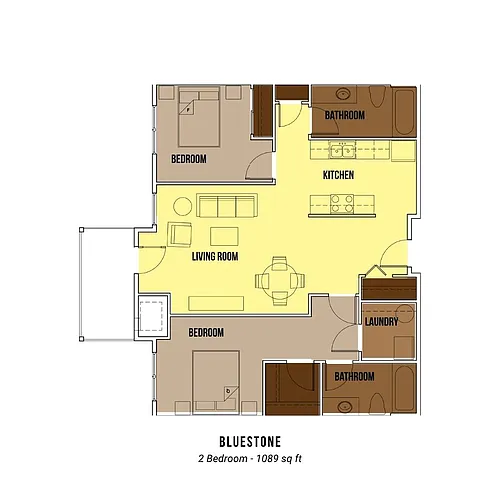 Floor plan Bluestone