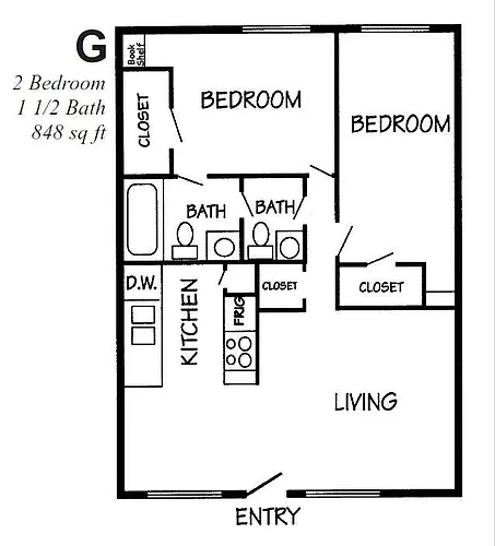 Floor plan G