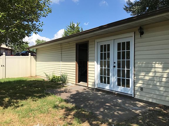 Private gated back area.