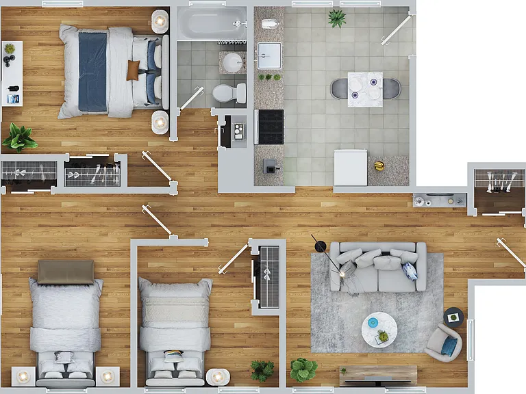 785 Sq. Ft. 785 Sq. Ft.