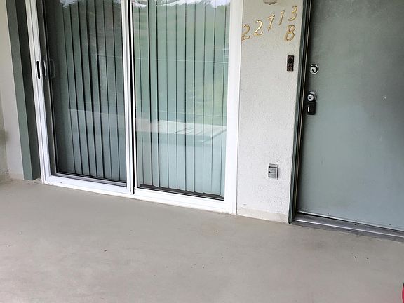 Covered entry to condo