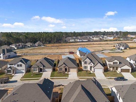 An ariel view of your home, lot and community.