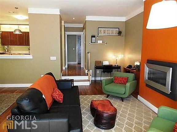 Wonderful modern gas fireplace