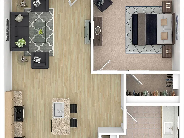A1 3D Floor plan A1 3D Floor plan