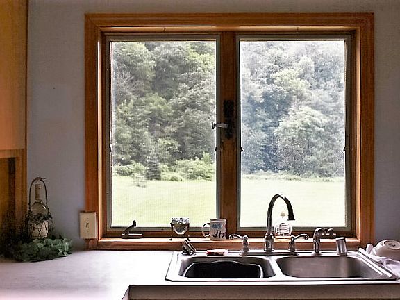 View from kitchen sink