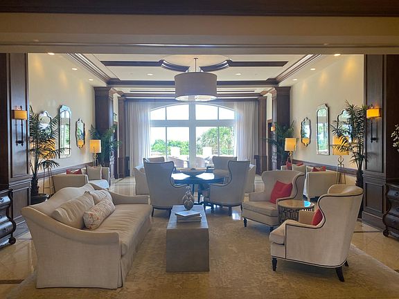 Formal sitting room in the foyer of the building