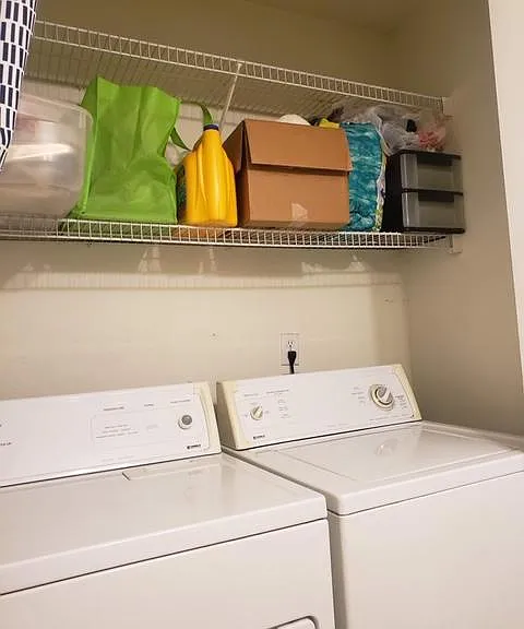 Washer/Dryer in Half Bathroom (included)