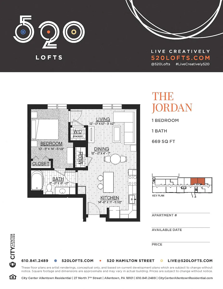 Floor plan The Jordan
