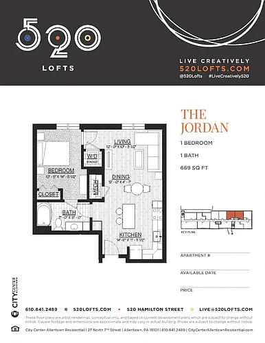 Floor plan The Jordan