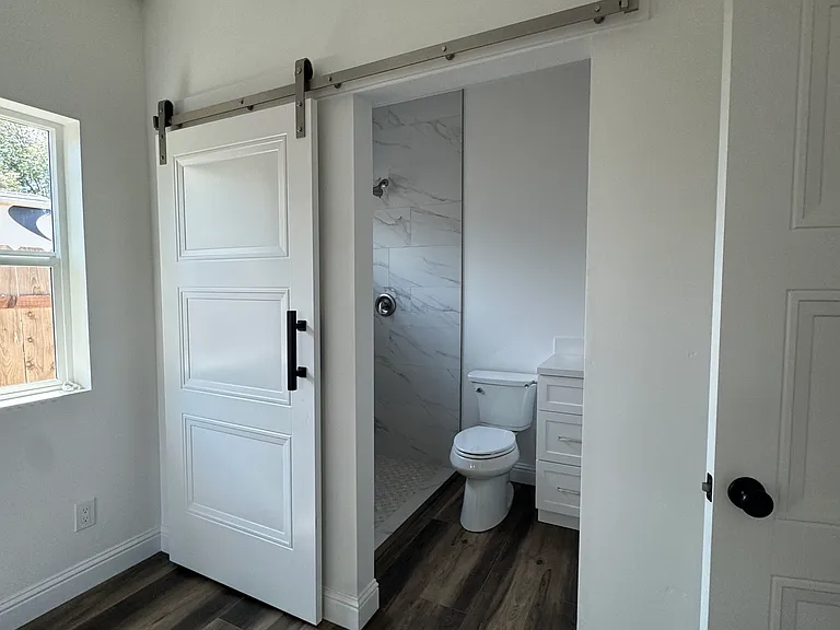 Master bathroom.