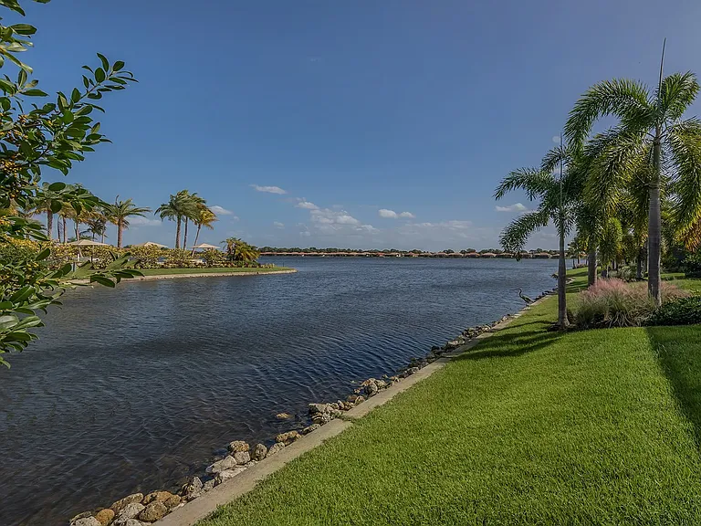 View of Awesome Lake from backyard.