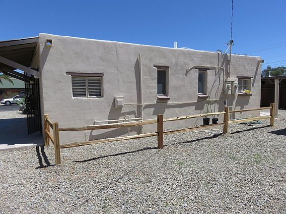 back yard is open and relaxing