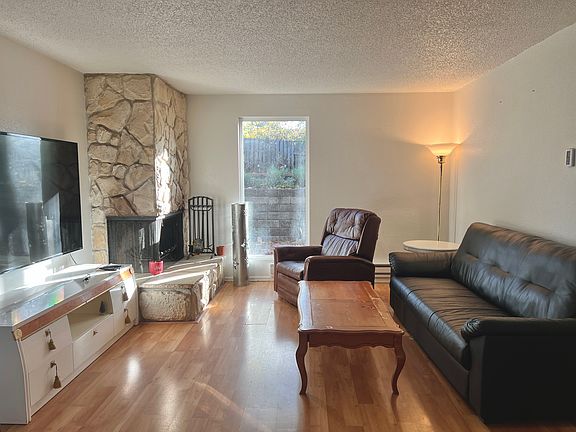 Living room facing south and East