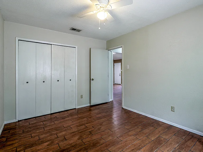 Third bedroom with large closet.