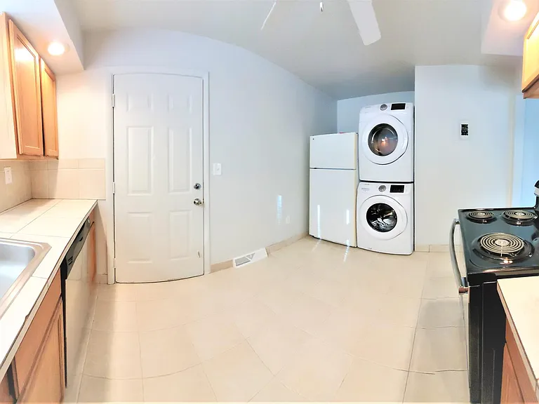 Kitchen from sink corner