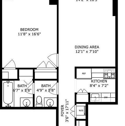 2nd image of 301 W 57th St APT 51B