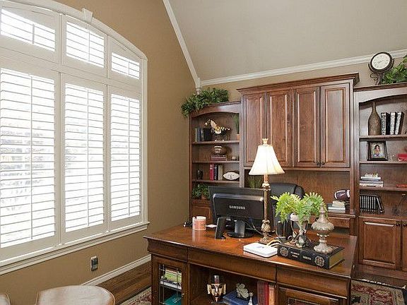 Home office on 1st level with closet