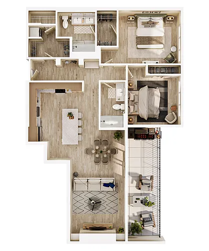 Floor plan Thatch