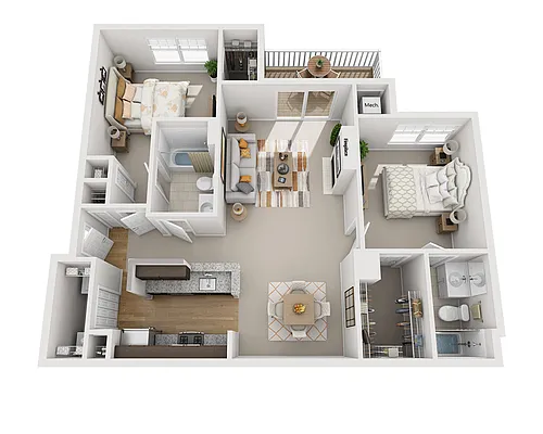 Floor plan Bonsai Gardens (B2D)