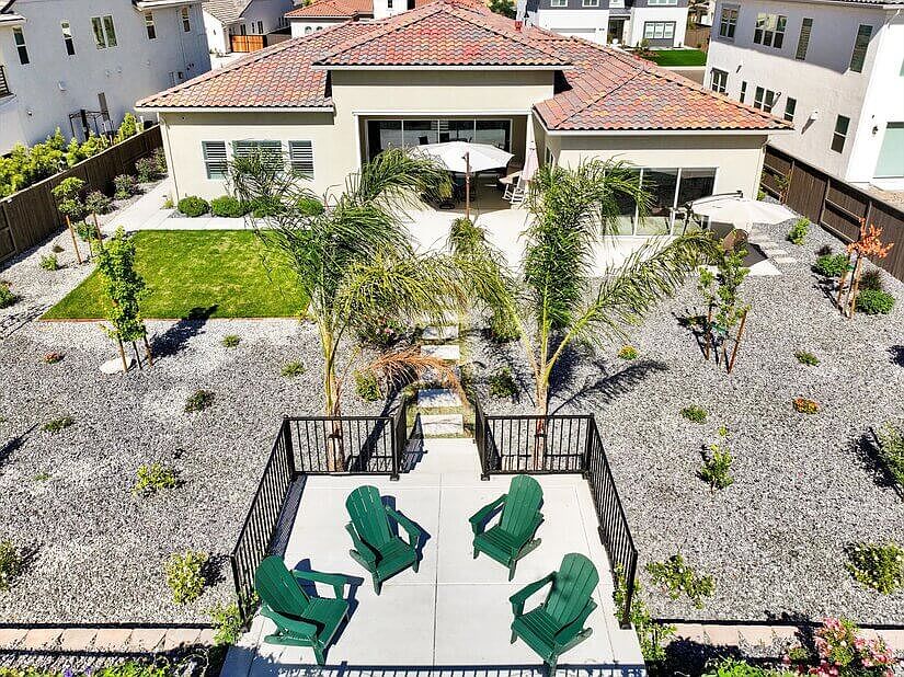 Aerial View of house