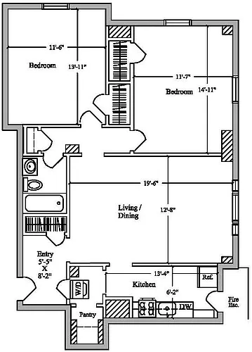 Floor plan 1404