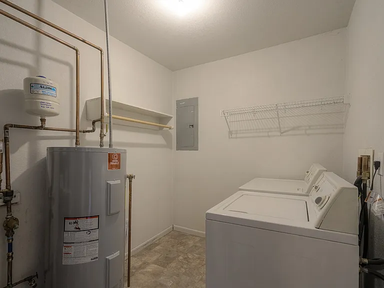Washer and dryer available for a monthly fee