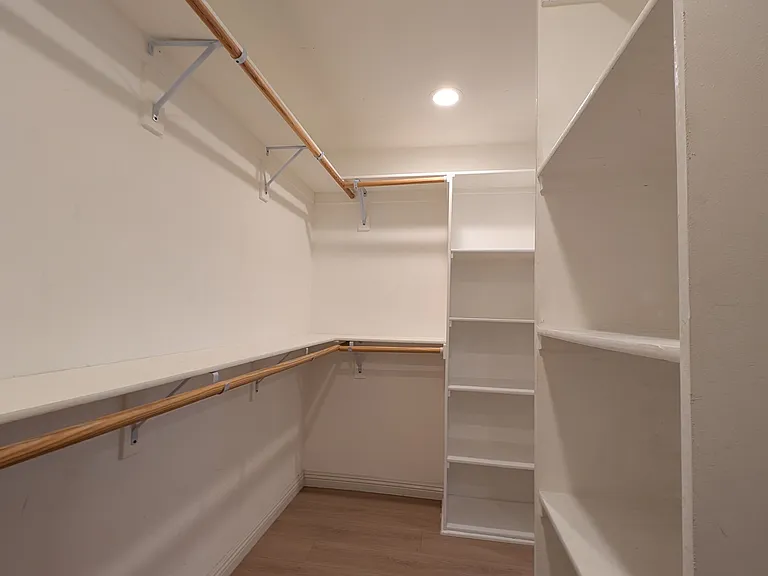 Primary walk-in closet