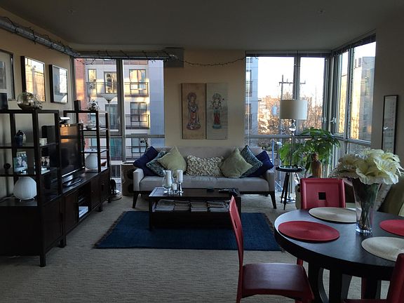 Beautiful open living, dining, kitchen space