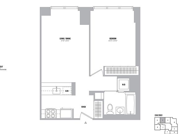 2nd image of 885 6th Ave APT 34F