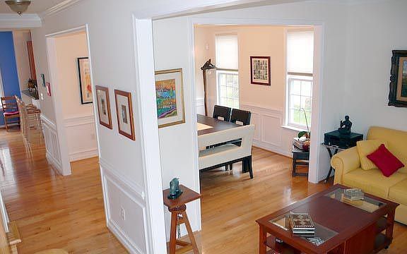 Panaromic of Living and Dining Rooms