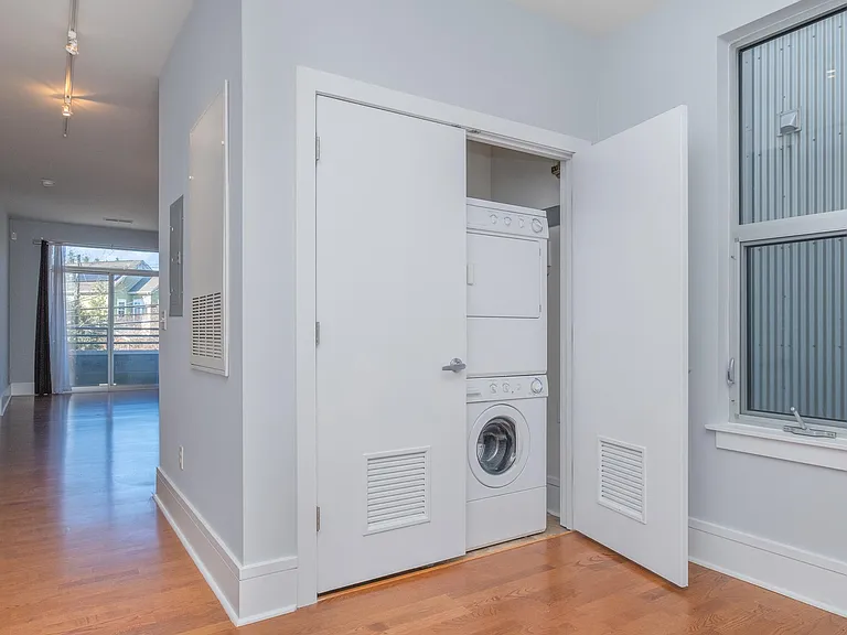Laundry closet from the front door