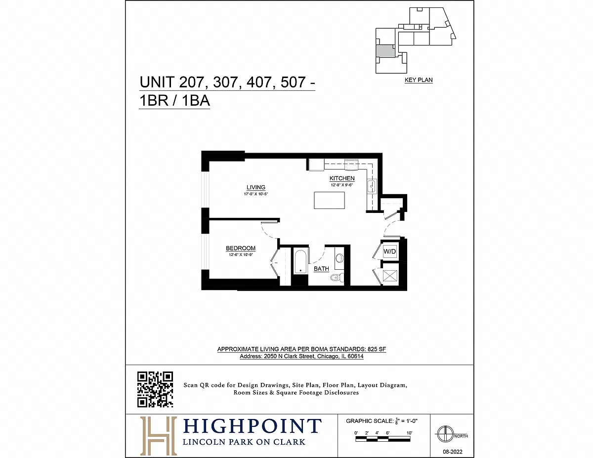 Floor plan 1 Bed 1 Bath