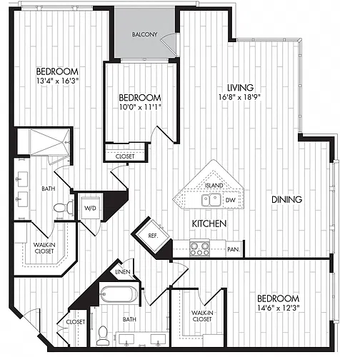 Floor plan 7575 - 3F