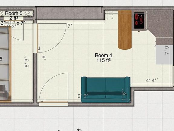 2nd image of 413 E 9th St #F1