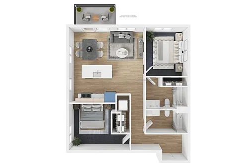 Floor plan 2X2 - E13