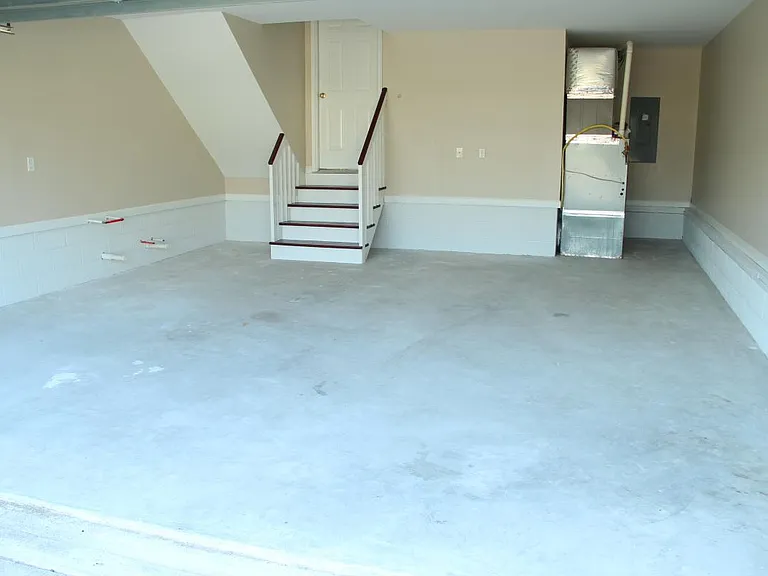 Double size garage completely finished.