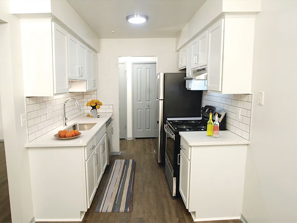 Sleek stainless-steel appliances + commercial grade pull down faucets (because even your sink should be stylish)