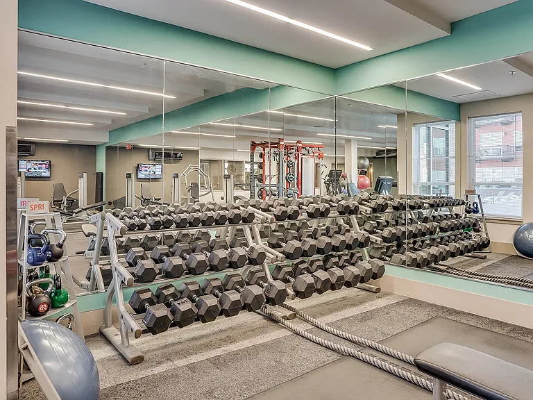 Plenty of space to work out, without ever leaving home