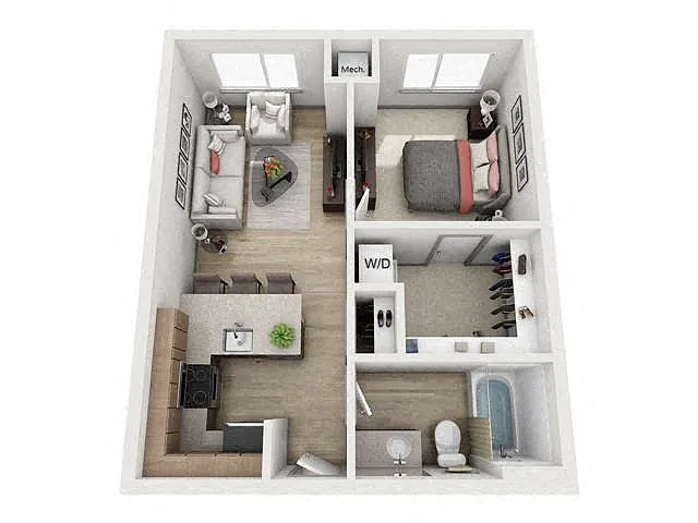Floor plan The Caboose