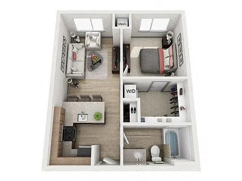 Floor plan The Caboose
