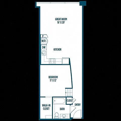 Floor plan 1E