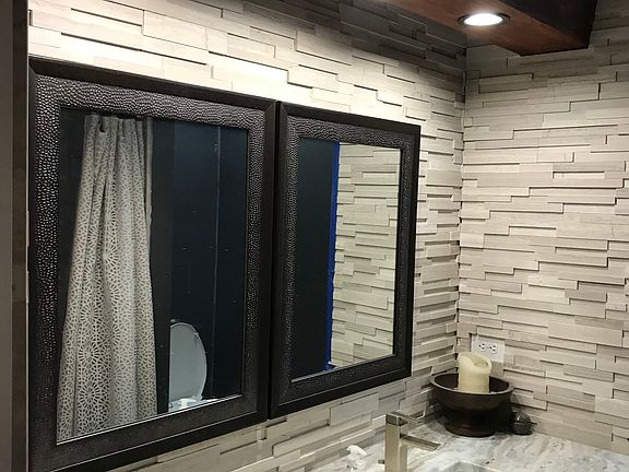 stacked stone surround