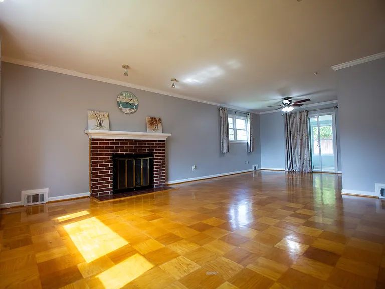 View From Living Room to Sunroom